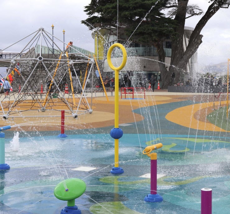 water feature New Brighton Christchurch copy